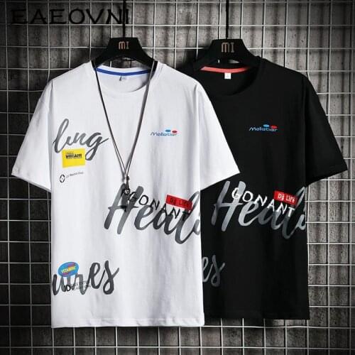 EAEOVNI Men's T-shirts With Inscriptions