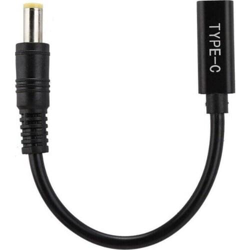 PD fast charging cable Type C USB-C female to 5.5*2.5mm DC PD Converter Cable for Asus/ Acer/ HP/Toshiba laptop