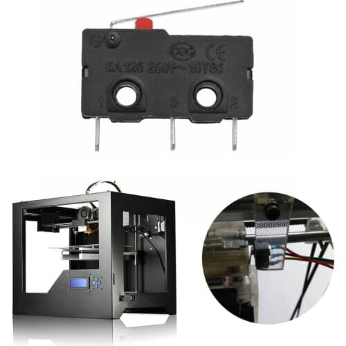 Limit Switch 3Pin N/O N/C 5A 250V AC KW11-3Z Micro Switch for 3D Printer