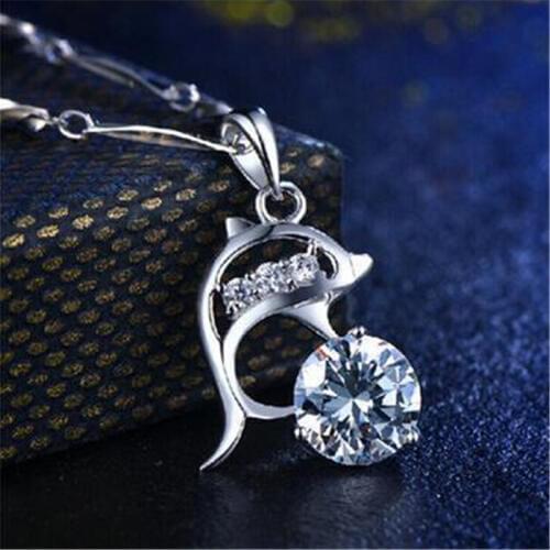 2020 Sale New Hot Fashion Jewelry Romantik Dolphin Pendant Design Jewelry Necklace For Women Lucky Love Sea Animal Gift