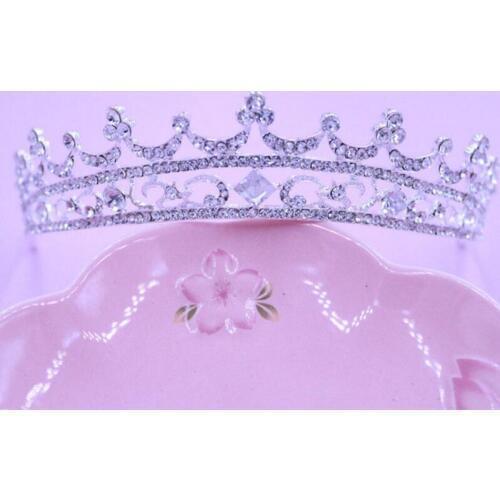 Fancy Hot Diamond Fashion Rhinestone Crown Hairband Queen Crystal Bridal Tiara Wedding Accessories Women Party Jewelry Wholesale