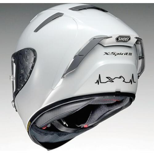 CARDIOMOTO 10CM PEGATINA STICKER VINILO PARA EL CASCO, COCHE