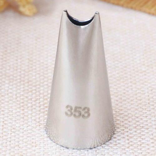 #353-2 Cake Decorating Tips Icing Tips Nozzle Decorating Mouth Baking & Pastry Tools Create Heart Shape Cream