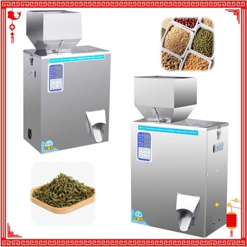 Desktop Food Packing Machine Automatic Weighing For Seeds Coffee Bean Powder Filling Machine