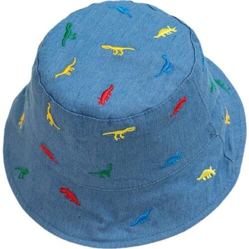 Baby Bucket Hat Girls Cap for Boy Embroidery Cartoon Hat Children Caps Baby Girl Hat Kids Panama Sun Cap Children Baby Hats