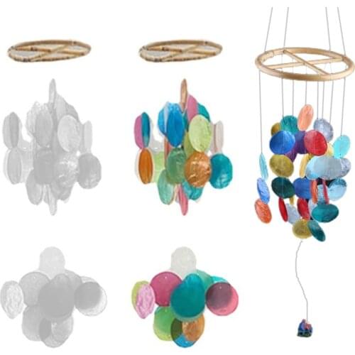 Natural Shell Wind Chime Kids Room Nursery Decoration Wall Hanging Windchimes