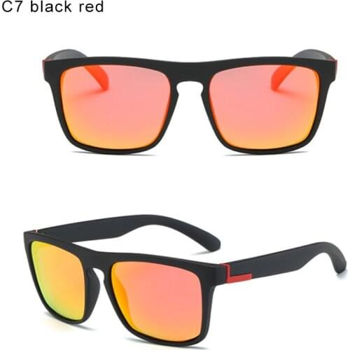 Q Brand Designer Sport Classic Sunglasses Driving Vintage Men Goggle UV400 Gafas De Sol Fashion Square Male Sun Glasses