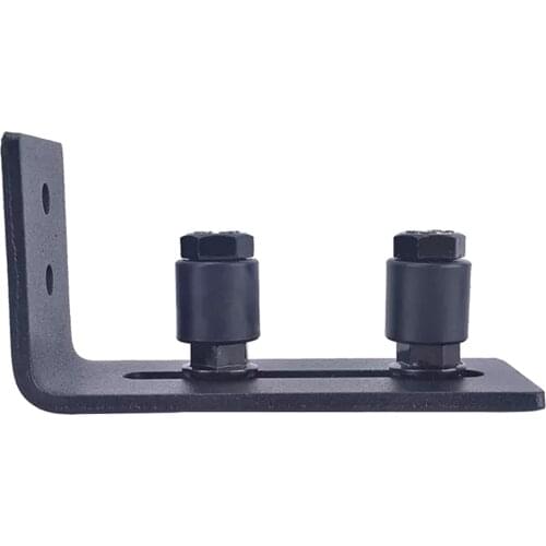 Carbon Steel Adjustable Sliding Barn Door Bottom Guide Stopper Accessory Smoothly Quietly