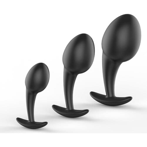 3 Silicone Anal Plugs Training Set Bullet Dildo Vibrator Anal Sex Toys For Woman Male Prostate Massager Butt Plug Gay Sex Toys