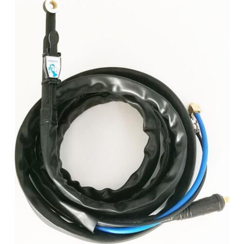 TIG WP 17F Welding Torch Complete Flexible Head Power Cable Connector DJK10-25 (Gas Power Seperated Type)