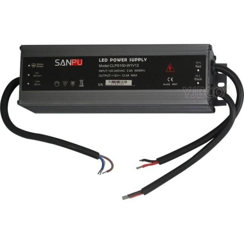 DC12V LED ultra-thin waterproof IP67 power supply 60W/100W/120W/150W/200W transformer for led strip