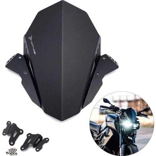 Windshield Spoiler Wind Deflector Protector Fit For Yamaha FZ09 FZ-09 MT09 MT-09 2017 2018 2019 2020 Motorcycle Windscreen