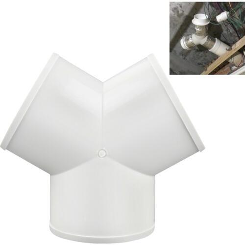 150mm / 100mm Y Piece or T Piece Duct Connector quick Ventilation Tube Joint Coupler 3 Ways Splitter Pvc exhaust pipe fittings