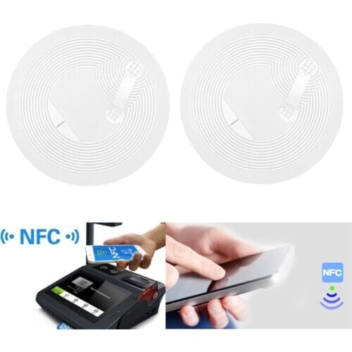 10 Pcs NTAG215 NFC TAG Sticker Key Patrol Label RFID Tag For Access Control Card