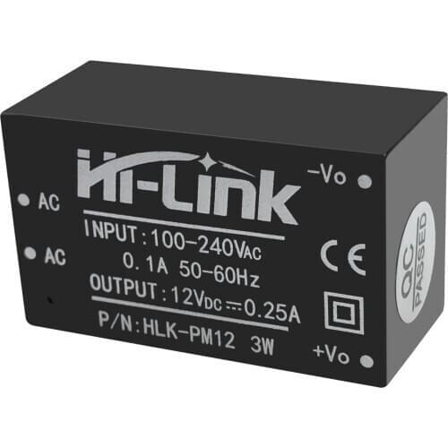 25 pcs Hi-Link AC DC 12v 3w HLK-PM12 Step Down SMPS Power Supply Module Converter Intelligent household power module