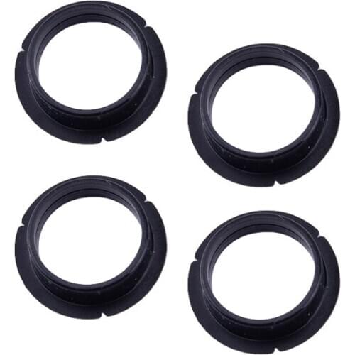4Pcs Rubber Car Bumper Grille Park Sensor Sealing Ring 1T0919133C 1T0919133C9B9 Fit For Audi A4 A6 VW Seat Skoda