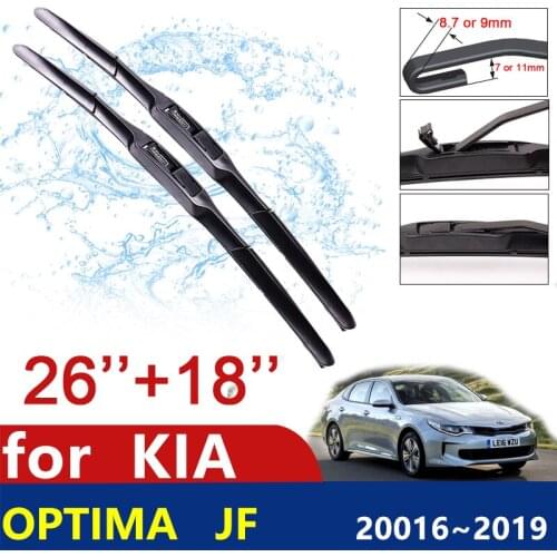 Car Wiper Blade for KIA Optima JF 2016~2019 2017 2018 K5 Car Accessories Front Windscreen Windshield Wipers Blade Stickers