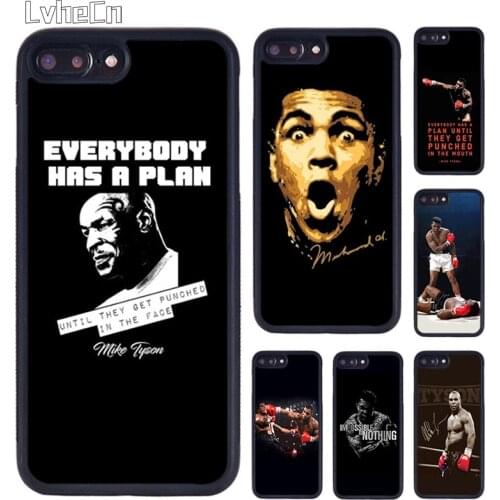 LvheCn mike tyson boxing phone Case For iPhone 5 6S 7 8 Plus 11 12 Pro X XR XS Max Samsung galaxy S6 S7 S8 S9 S10 plus