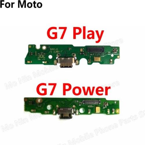 For Motorola Moto G7 Power G7 Play USB Charging Port Mic Microphone Dock Connector Board Flex Cable