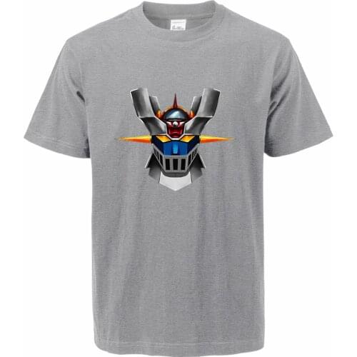 Mazinger Z Japan Anime Harajuku 2021 New Tee Fashion T Shirts Casual Short Sleeves Fitness Brand Tshirt Summer T-shirt
