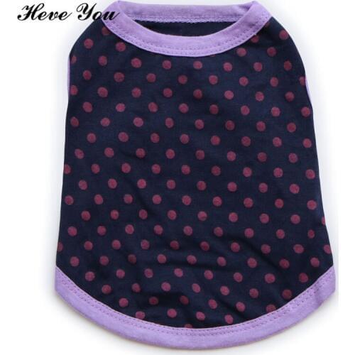 Heve You 2018 New Dropshipping Chihuahua Dog Clothing Cats Vest Teddy Summer Skirt Pet Dog Clothes for Small Dogs XS~L