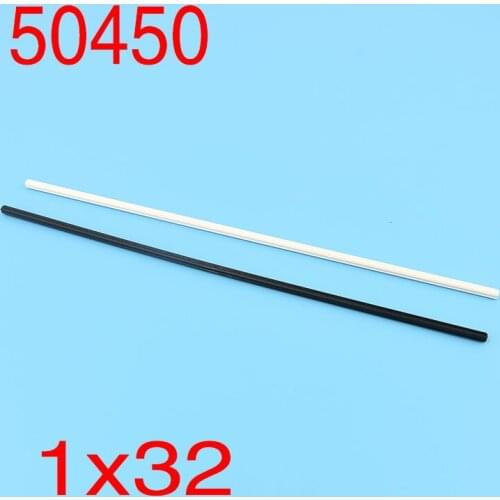 HUAZHI 2PCS 50450 high-tech building blocks cross shaft 1x32 axle parts and accessories construction education MOC assembly