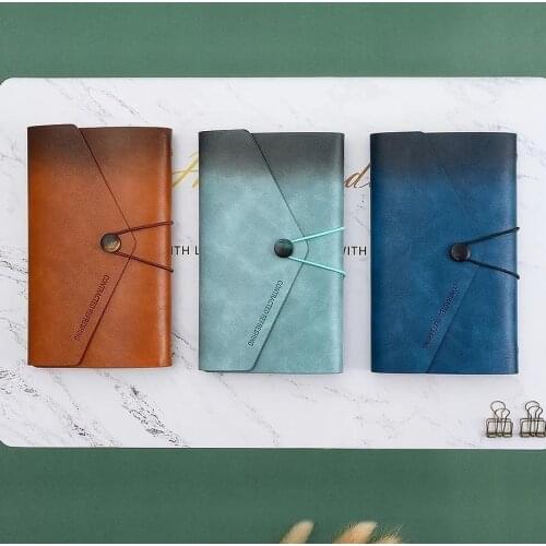 A6 Leather Binder Notebook Ltstor PU Journal Writing Notebook Personal Diary 6 Ring Soft PU Leather Cover and Metal Binder