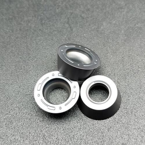 RDMW10T3MO-FM round milling insert is used for machining stainless steel, steel and cast iron with 5R face milling cutter
