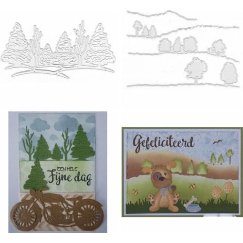 Forest Tree Scenery Metal Cutting Dies Stencils for DIY Scrapbooking Embossing Decoration Paper Card Craft Die Cuts New 2019