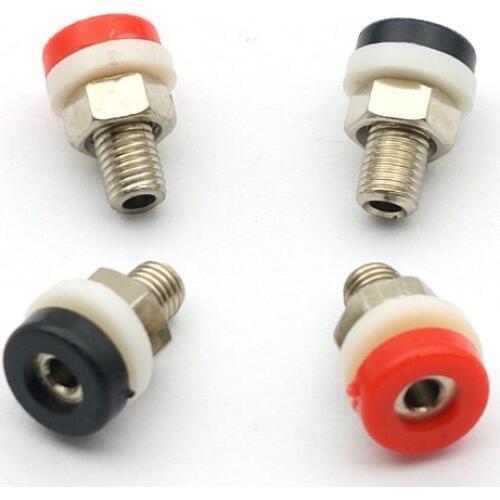 10 x mini Brass 2mm Banana Socket Jack for 2mm Banana Plug Connectors