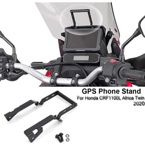 NEW Motorcycle Accessories Front Phone Stand Holder Phone GPS Navigaton Plate Bracket For HONDA CRF1100L AFRICA TWIN 2020