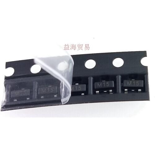 Original 100PCS/LOT SM15.TCT Printing M15 SOT-23 ESD new