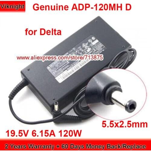 Genuine 120W 19.5V 6.15A ADP-120MH D A12-120P1A AC Adapter for MSI GP70 GS70 GP60 GP62GL62 GL72 GE72 N170RD Gaming Notebook