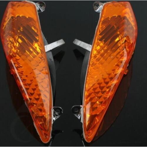 Motorcycle Front ABS Turn Indicator Signal Lens For BMW R1200RT R900RT 2006-2009 Orange/Clear