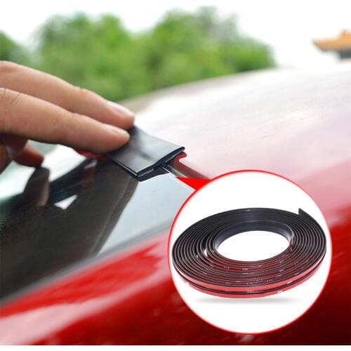 Rubber Auto Roof Protector Seal Noise Insulation Car Door Weatherstrip Front Rear Windshield Edge Sealing Strips Car Accessories
