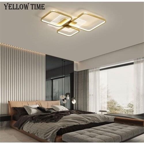 Luminaires Modern LED Chandelier Light For Living room Bedroom Dining room Kitchen Black Gold Ceiling Chandelier Lamp Lighting