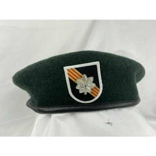 Tomwang2012. VIETNAM WAR US ARMY 5ST SPECIAL FORCES BERET LIEUTENANT COLONEL MILITARY HAT