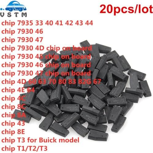 20pcs Xhorse VVDI Super Chip Transponder for ID46/4D/4C/8C/8A/T3 For To-yota H chip for VVDI2 VVDI Key Tool and Mini Key Tool