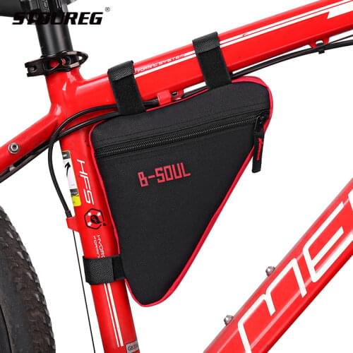 Waterproof Triangle Bicycle Bag Cycling Front Bag Mountain Bike Frame Bag Top Tube Bag Cycling Pouch Holder Bicycle Accessories