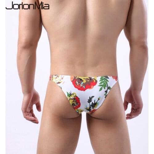 Mens Underwear Sexy Men Briefs Printed Gay Panties Comfortable Man Underpants Bikini Slips Cuecas Masculinas Simple Brief 1904