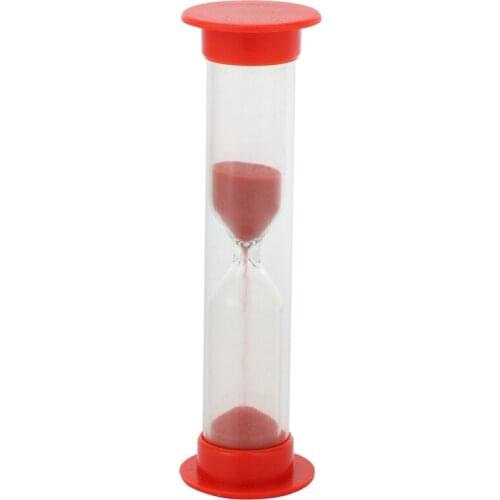 1 Minute Cute Plastic Sand Timer Red