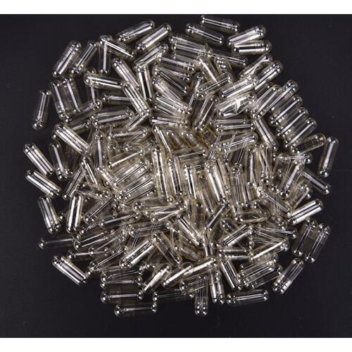 1000Pcs Clear Capsules Separated Box Transparent Empty Gelatin Capsules Pill Vcaps Clear Halal Separated Box hot