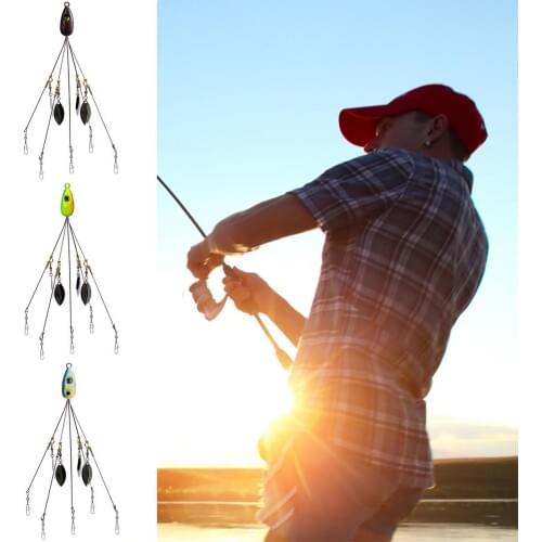 18g 5 Arm Alabamase Rig Head Umbrella Fishing Group Lures Bass Swimming Baits