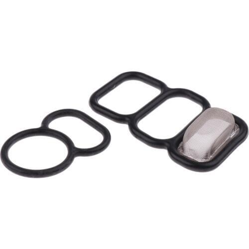2 Pieces VTEC Solenoid Gasket Spool Valve 15825P0A005 36172P0A005 for Honda