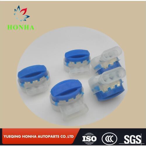 Free shipping 3 Pin Wire Splice Pulg Network series 3M 314 Self-Stripping Electrical Connector 22-14 AWG, (Pack of 50)