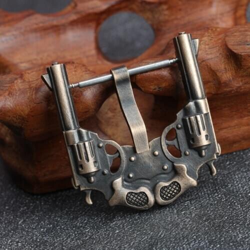 Bronze Buckle 22 24 26MM Old Vintage Leather Strap Buckle, Personalized Design Buckle, For Pam111 441