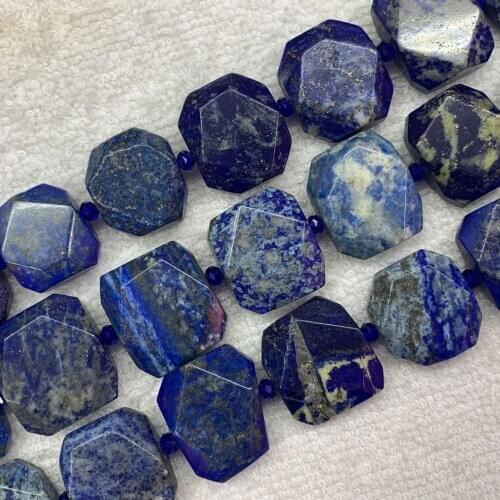 Natural lapis lazuli stone beads natural gemstone beads DIY loose beads for jewelry making strand 15" wholesale