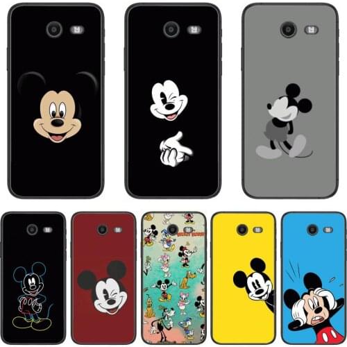 Micky Mouse Disney Phone Case Hull For Samsung Galaxy J 4 3 5 6 7 8 EU 2018 Plus 2017 Black Shell Art Cell Cover TPU