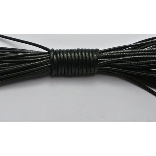 30 Meters Black Korean Waxed Cord Thread Line 1.5mm for Jewelry String