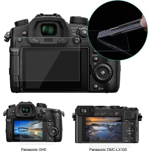 For Panasonic DMC-LX100/GH5 Camera 2.5D Curved Edge Hardness Screen Protector 0.3mm 9H Hardness Optical Glass Protective Cases